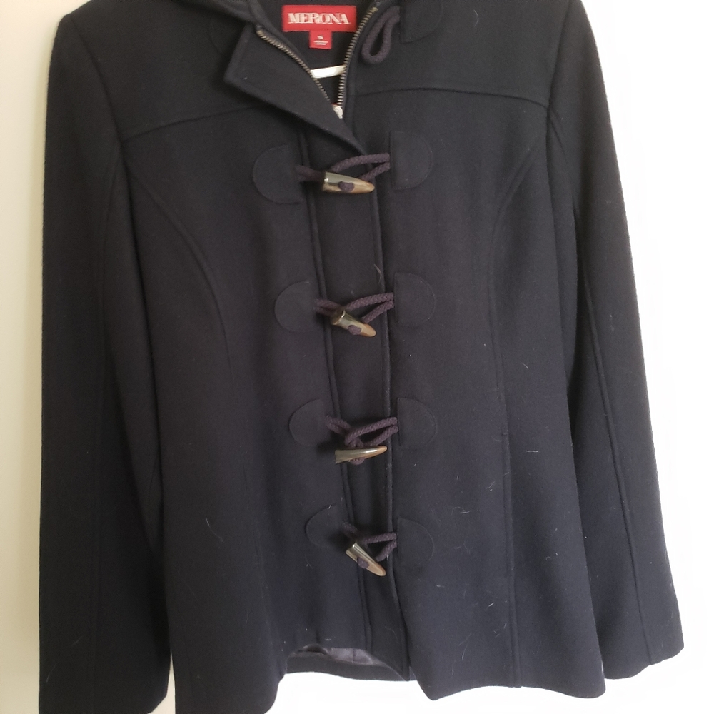 NWOT Navy Wool Coat